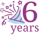 Established from 6 years