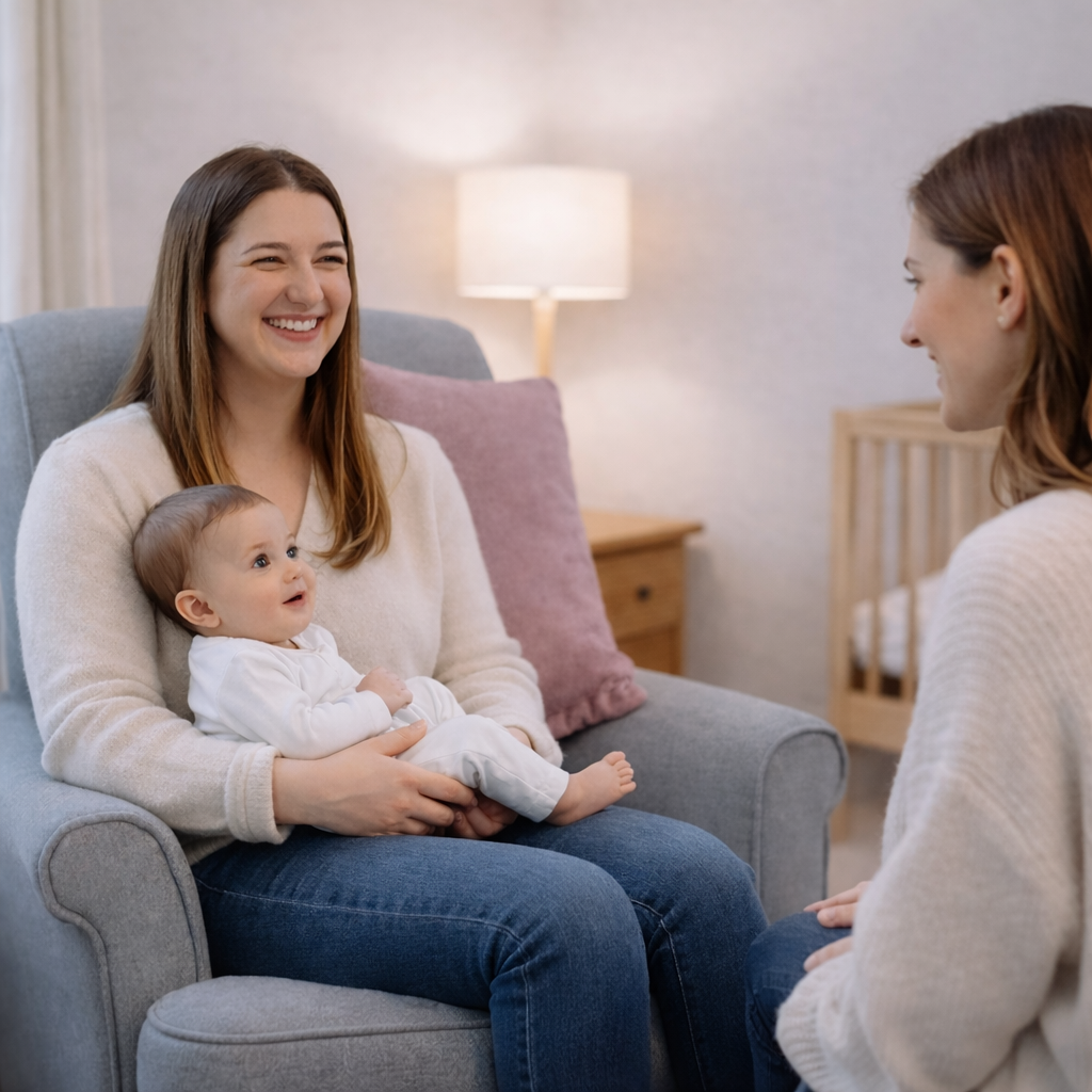 Peaceful sleeping baby