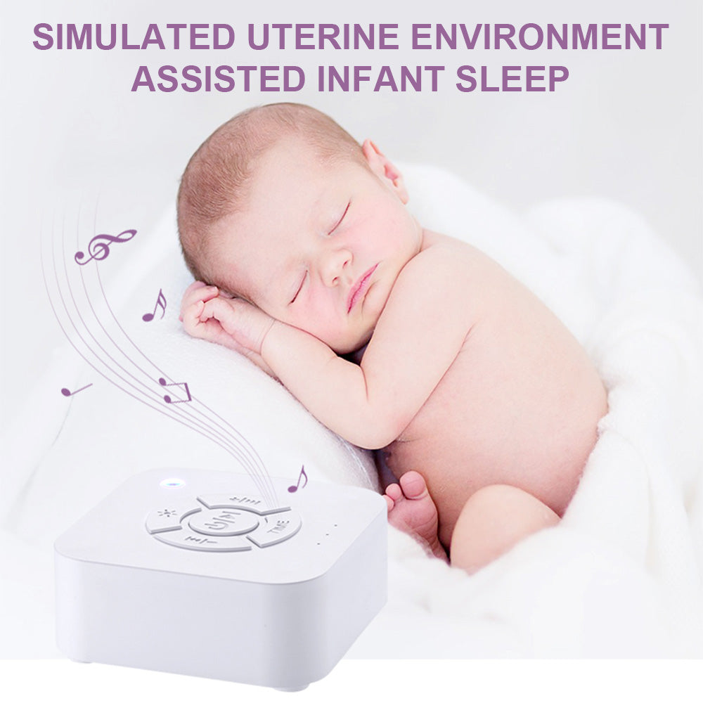 White Noise Machine - USB Rechargeable - 9 Sleep Sounds For Sleep Relaxation For Baby's