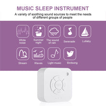 Load image into Gallery viewer, White Noise Machine - USB Rechargeable - 9 Sleep Sounds For Sleep Relaxation For Baby&#39;s